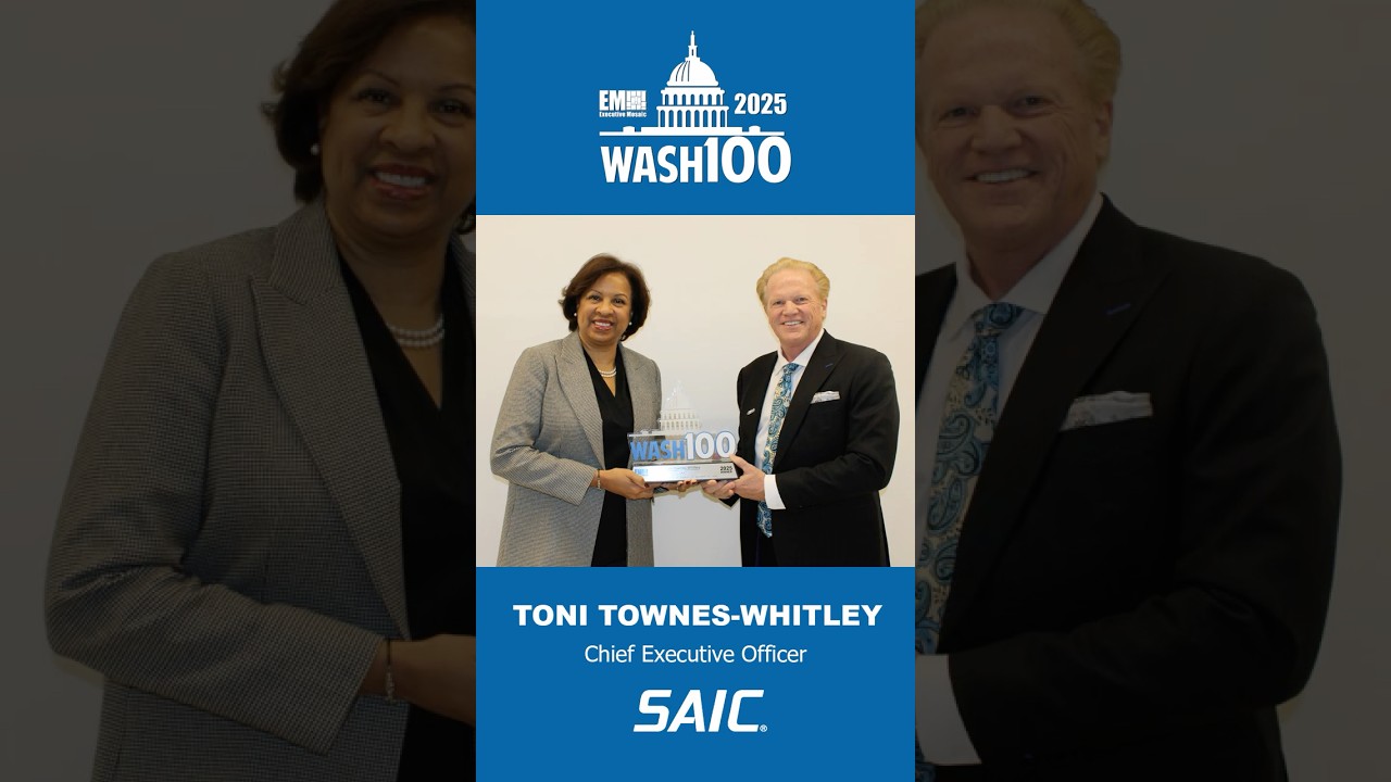 Toni Townes-Whitley of SAIC Receives 2025 #Wash100 Award