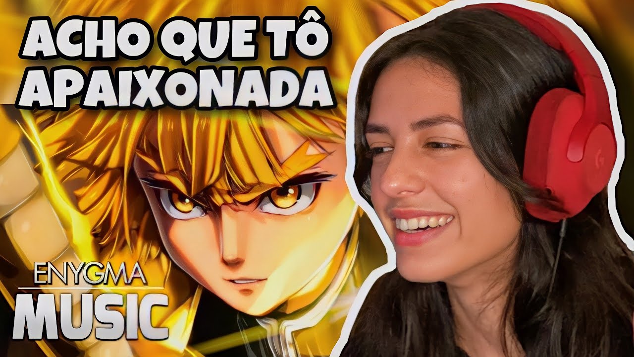 REACT Hekireki Issen | Zenitsu (Kimetsu no Yaiba) | Enygma | gostosa reagindo