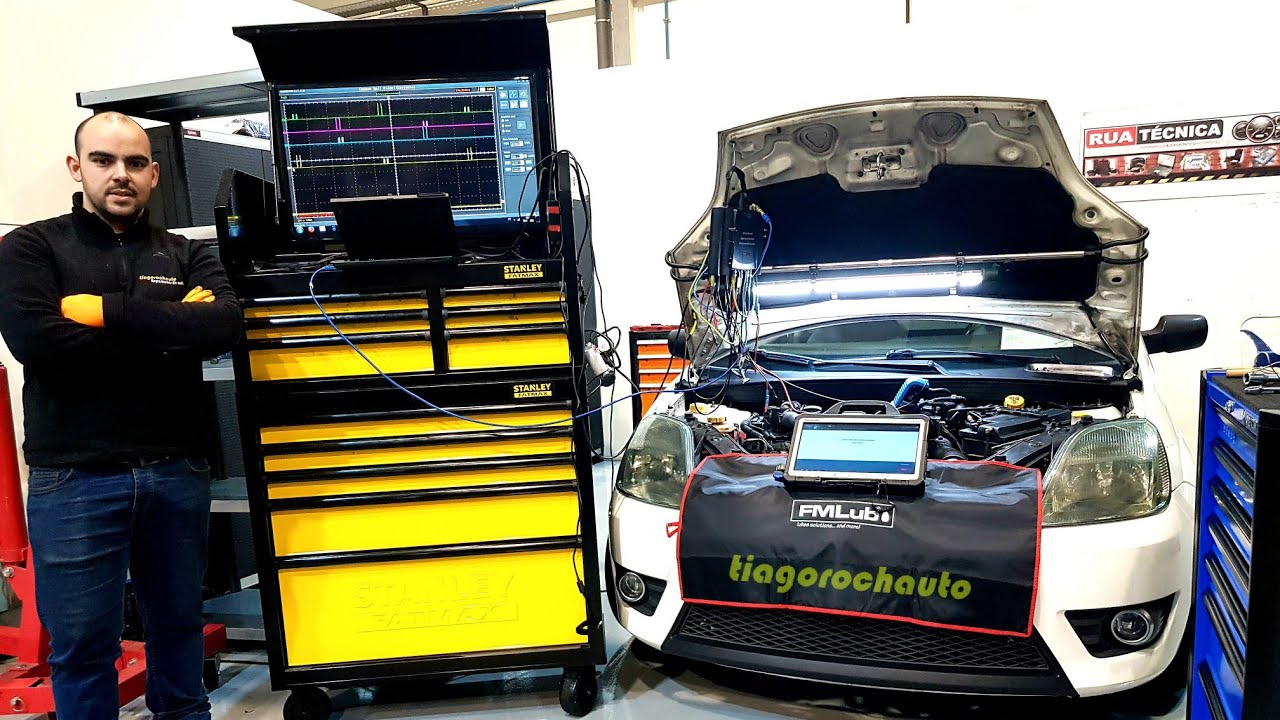 tiagorochauto   TESTE DE INJETOR PIEZOELETRICO COM OSCILÓSCOPIO