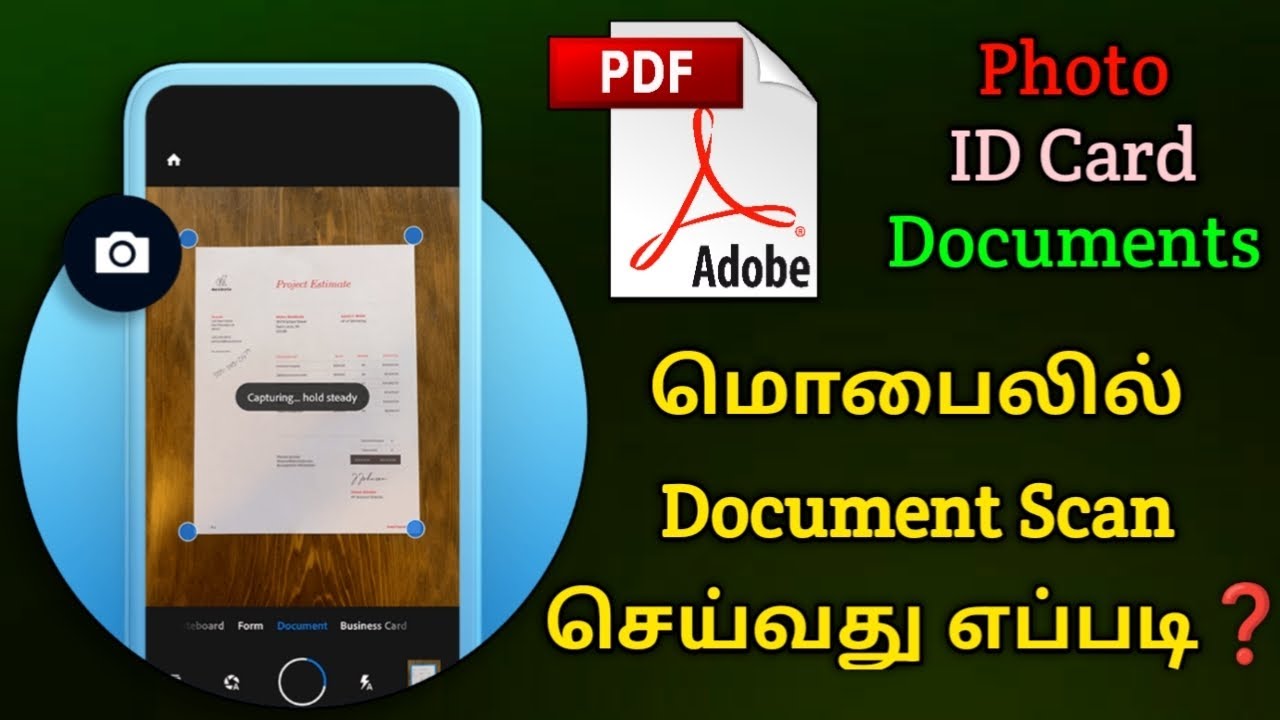 Document Scan in mobile tamil | Document PDF Creator tamil | Star online