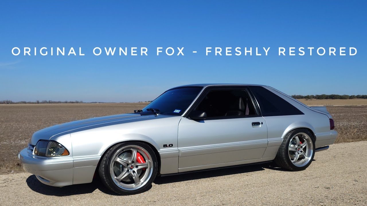 Хэтчбек LX Foxbody 1993 года выпуска, принадлежащий Митчу, отреставрирован и будет радовать его е...