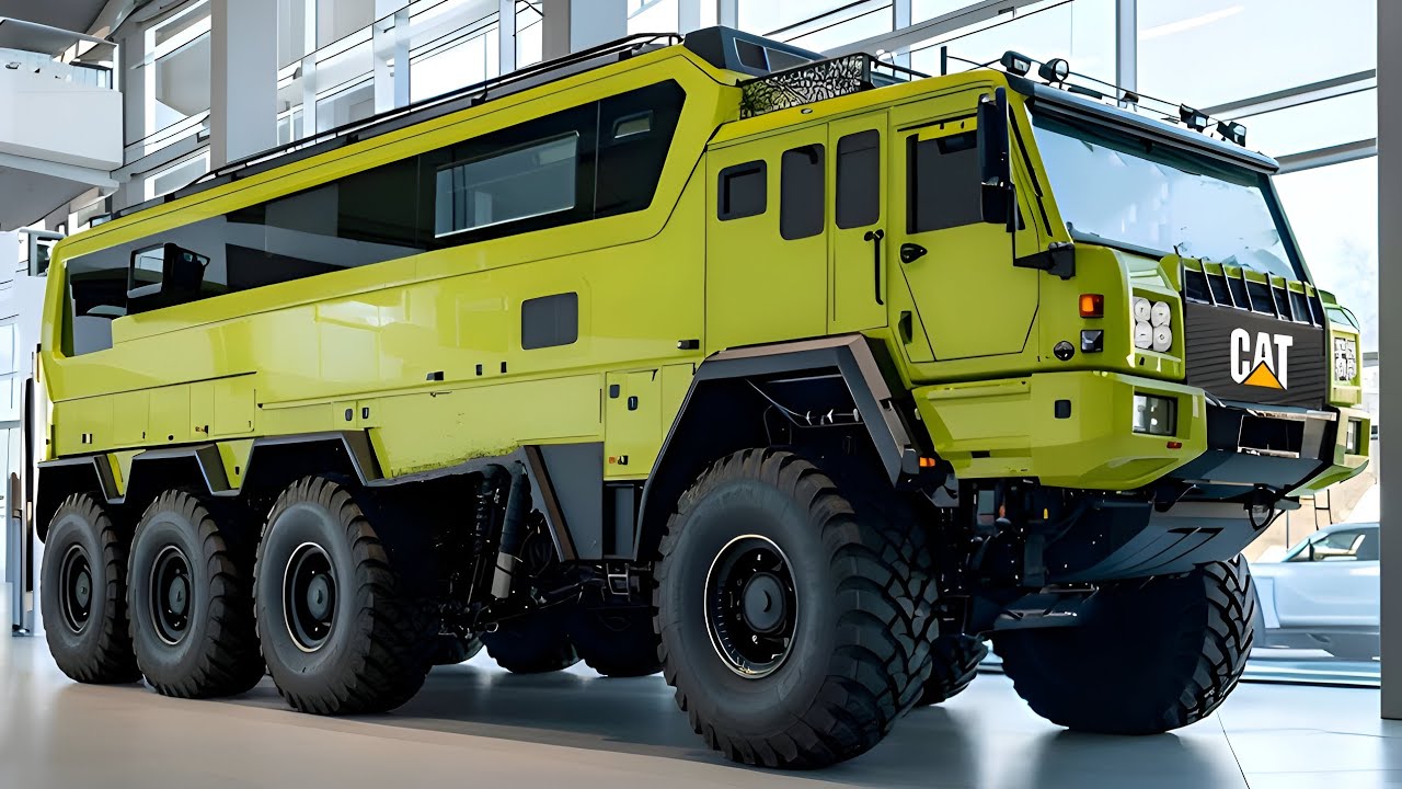 $6M 2026 Caterpillar 8×8 Overland RV — The Most Extreme Overland RV Ever Built!