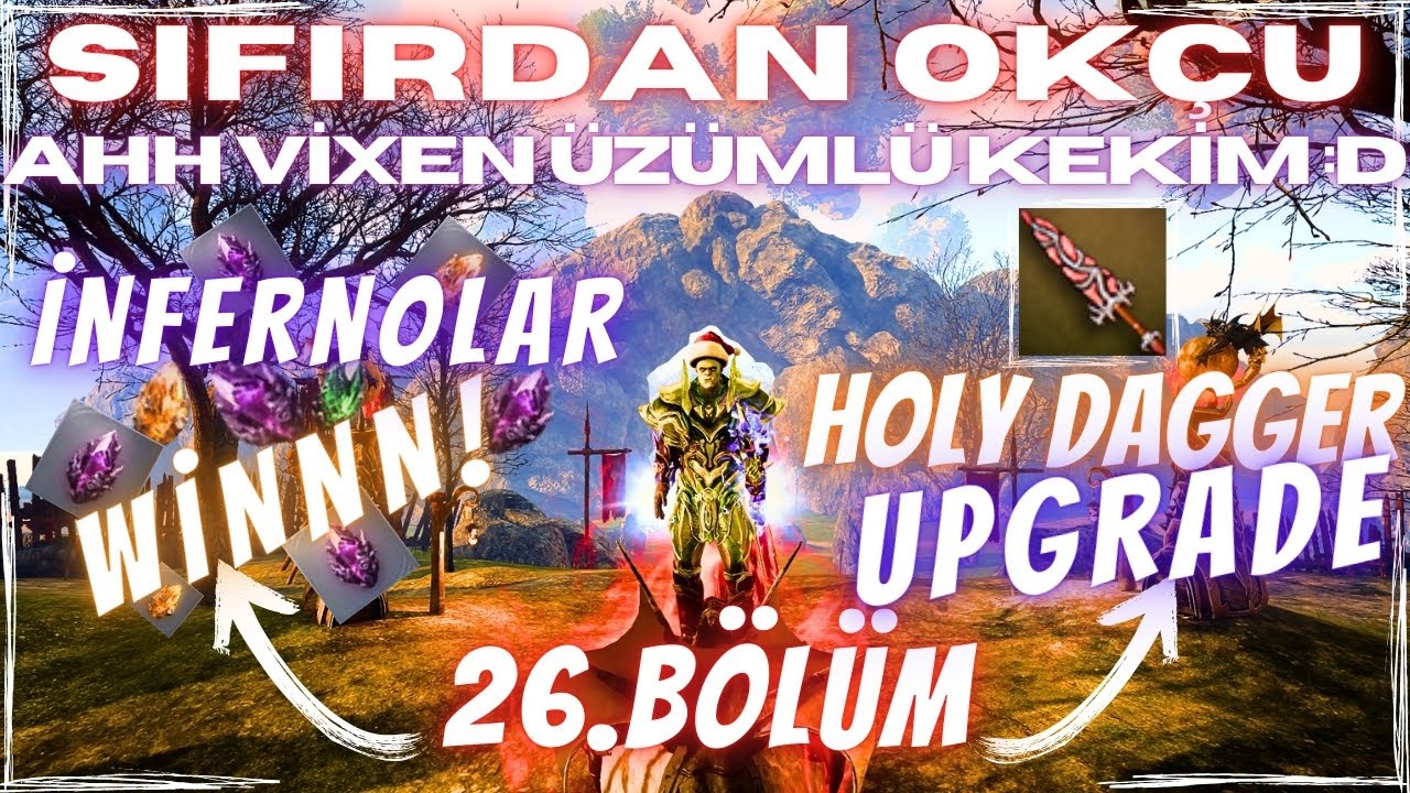SIFIRDAN OKÇU #26 | HOLY DAGGER UPGRADE :( | MÜKEMMEL FARMLAR | Rise Online