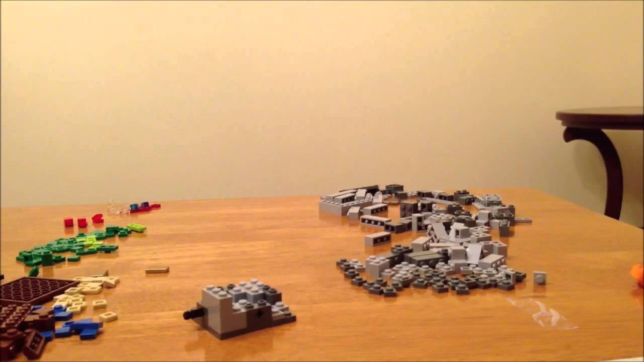 Lego  Minecraft stop motion unboxing