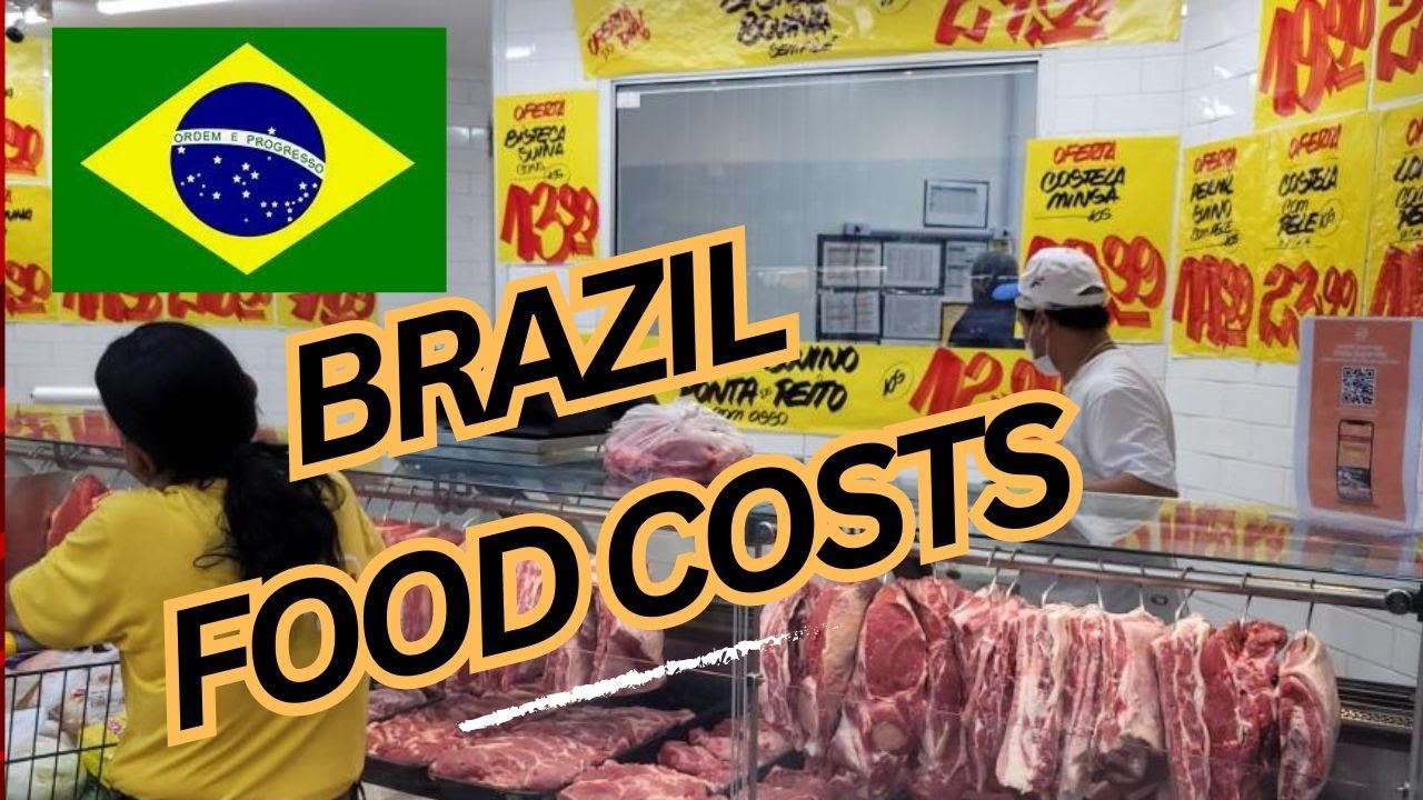 BRAZIL Food COSTS 🛒 Mega SUPERMARKET  #brazil BR