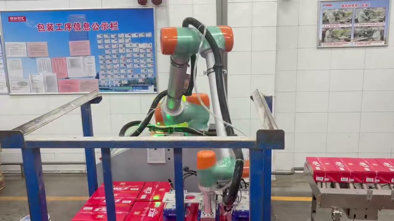 Robotic Palletizing for Post Pallets with Guard Columns | Precision Palletizing Solution