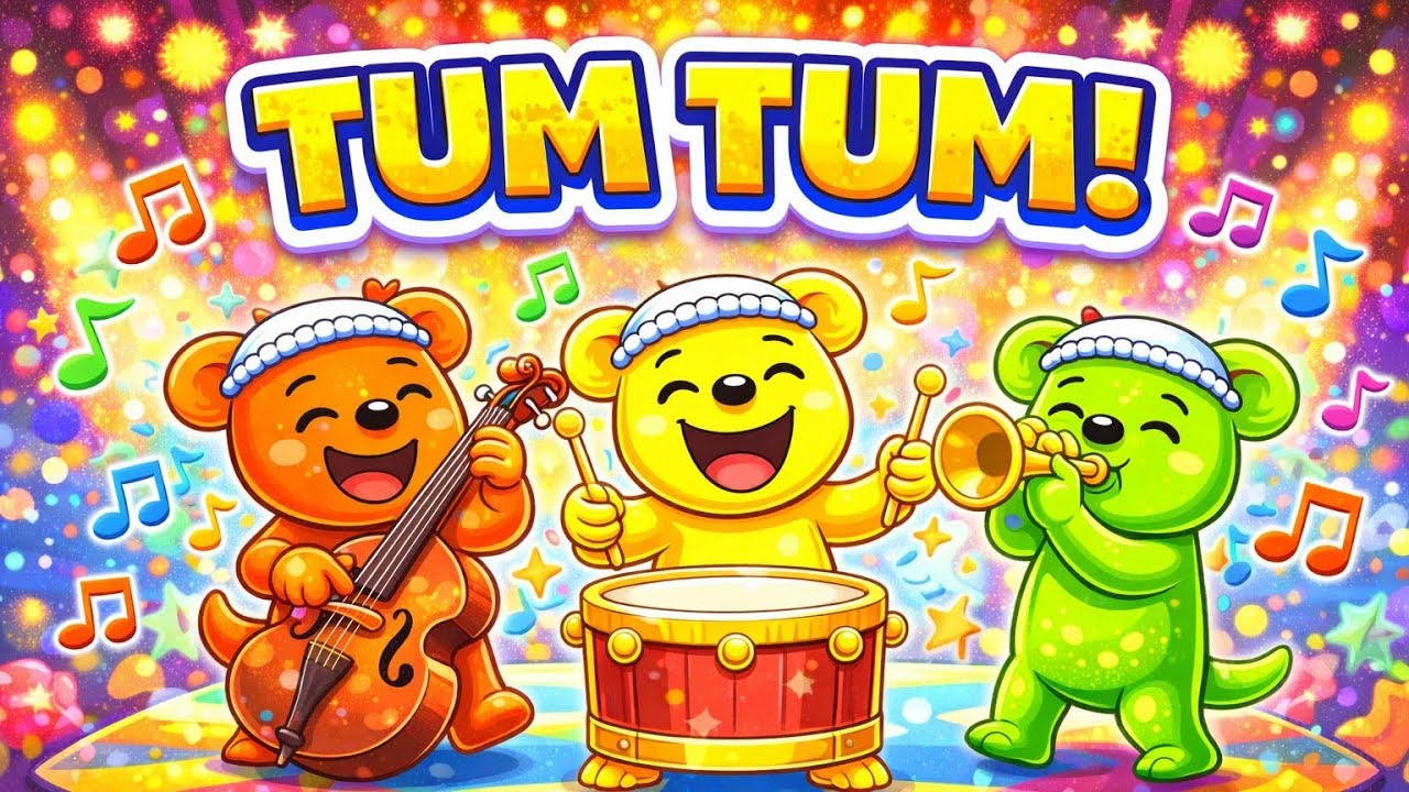 Topo Tappo – TUM TUM! 🎵 Suoni degli strumenti | Canzone per bambini