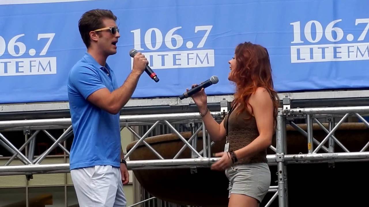 WICKED - Broadway in Bryant Park - Rachel Tucker & Jonah Platt - As Long As You're Mine Soundcheck