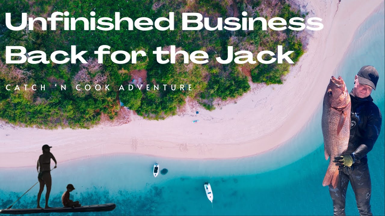 Unfinished Business! - Remote Island Spearfishing Family Adventure - Back for the Jack!
