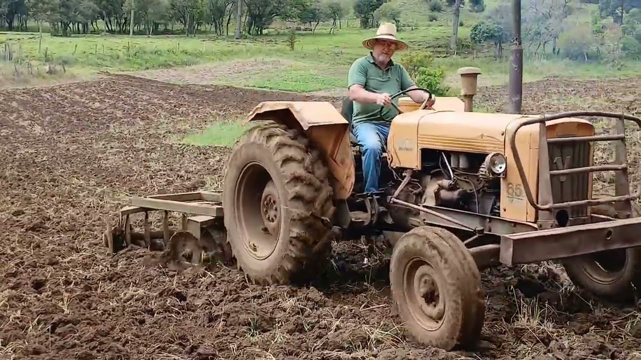 GRADEANDO O LAVRADO PRA PLANTAR COM O VALMET 65