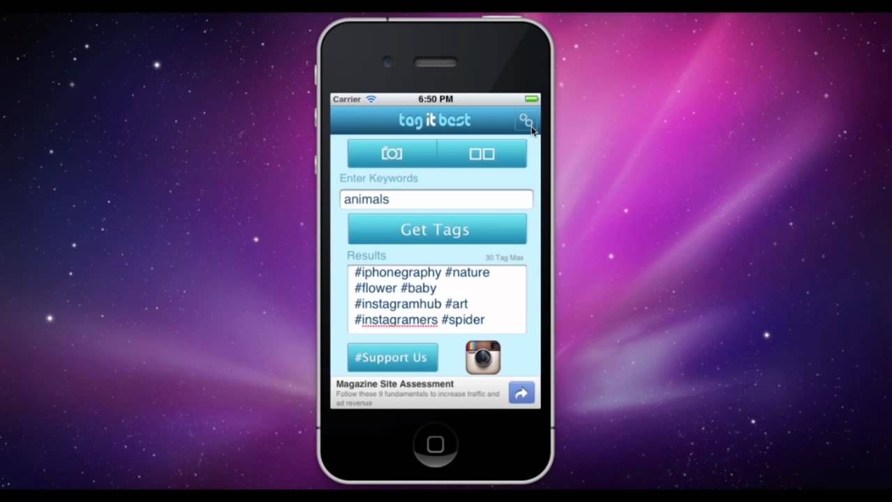 Instagram Hashtag App Tutorial (TagItBest)