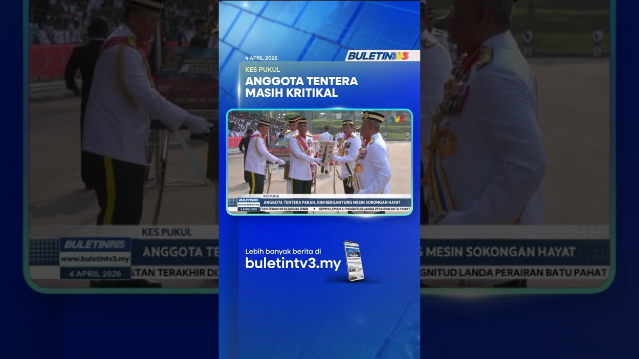 KES PUKUL | Anggota Tentera Parah, Kini Bergantung Mesin Sokongan Hayat