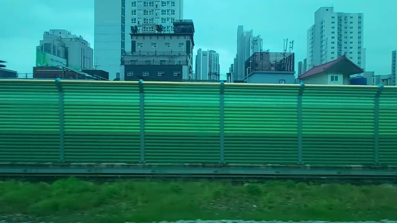 수도권 전철 1호선 의정부행 회룡~의정부 주행