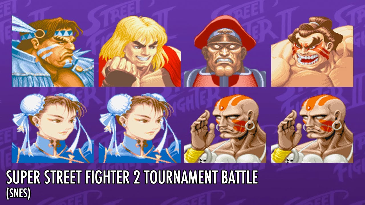 SUPER STREET FIGHTER 2 THE NEW CHALLENGERS TOURNAMENT BATTLE: #4 (IOS/SNES EMULATOR)