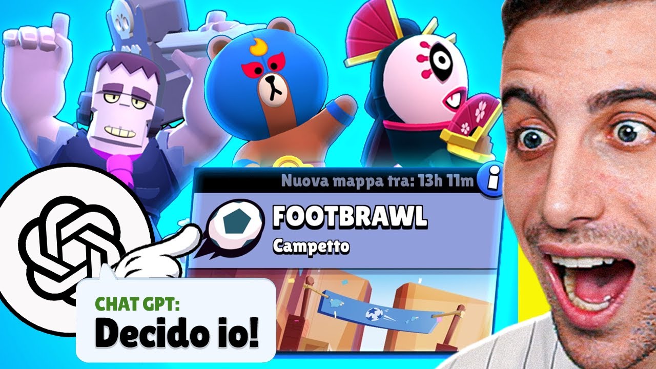 CHAT GPT DECIDE Quali Brawler DEVO GIOCARE in FOOTBRAWL! Brawl Stars ITA!