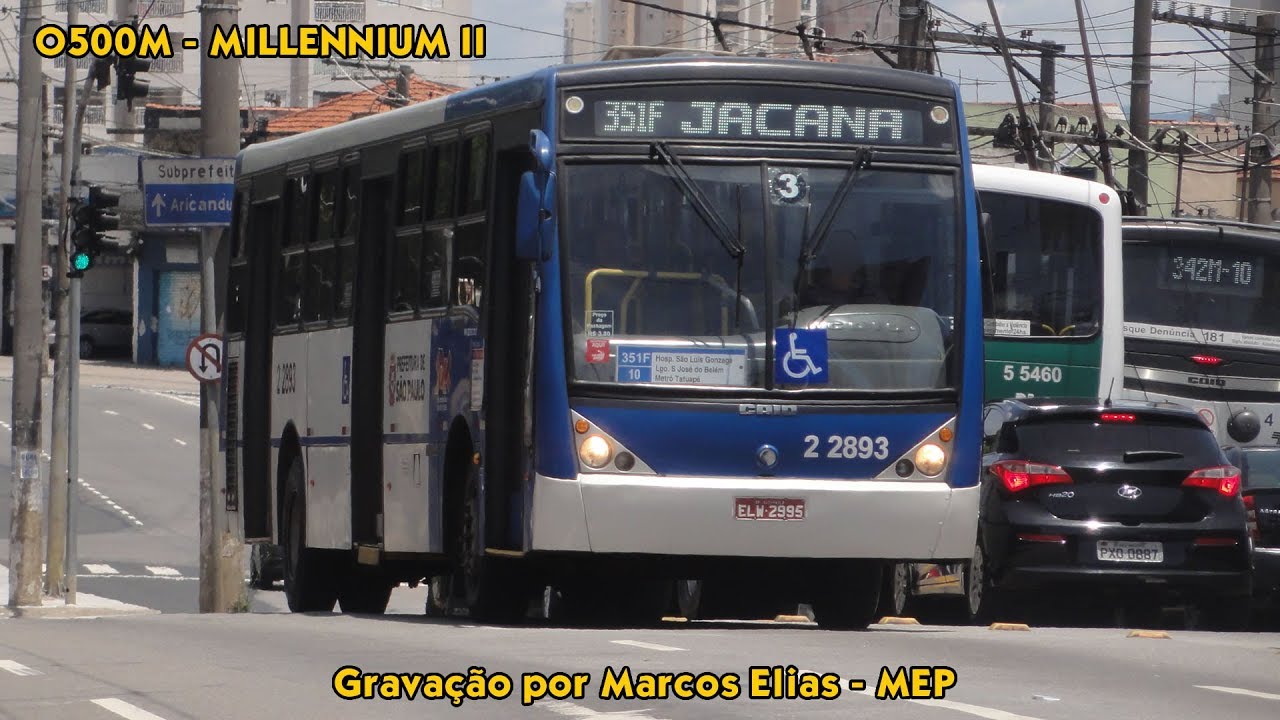 Som de motor de ônibus - Mercedes-Benz O500M - Caio Millennium II (Zoom H1)