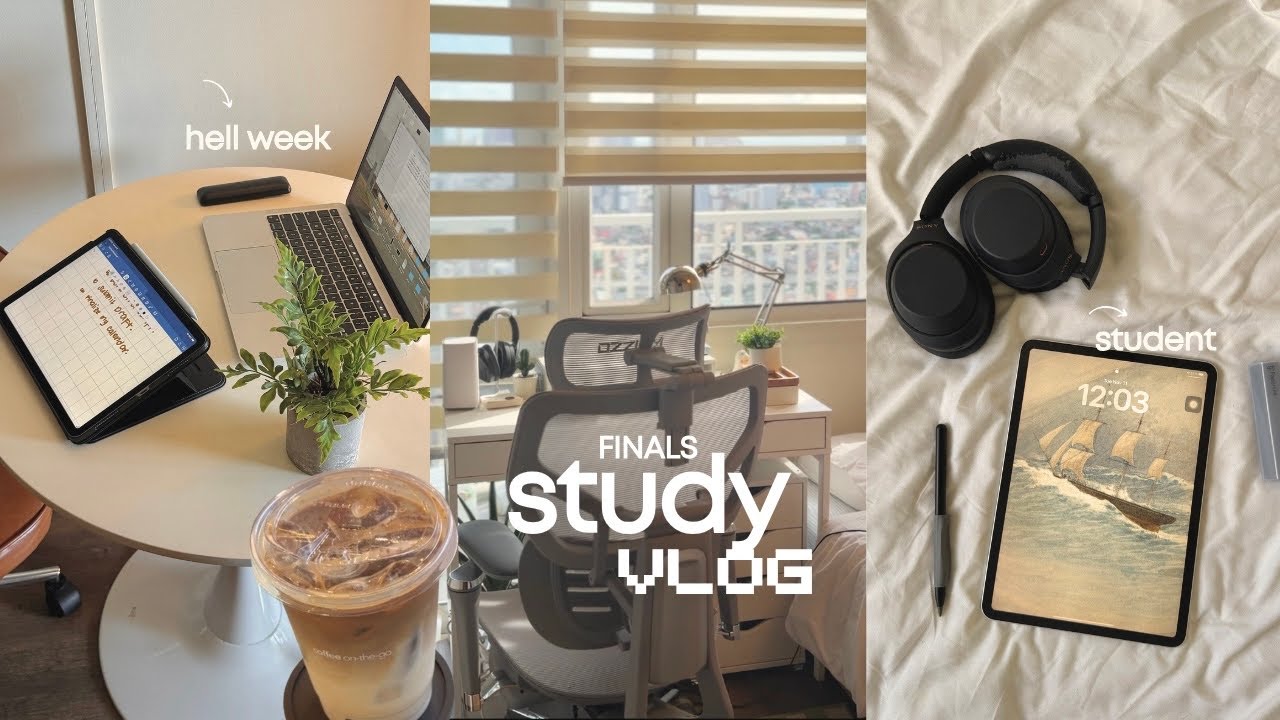 UNI VLOG &bull; finals exams ✍️, studying at cafes & finishing semester