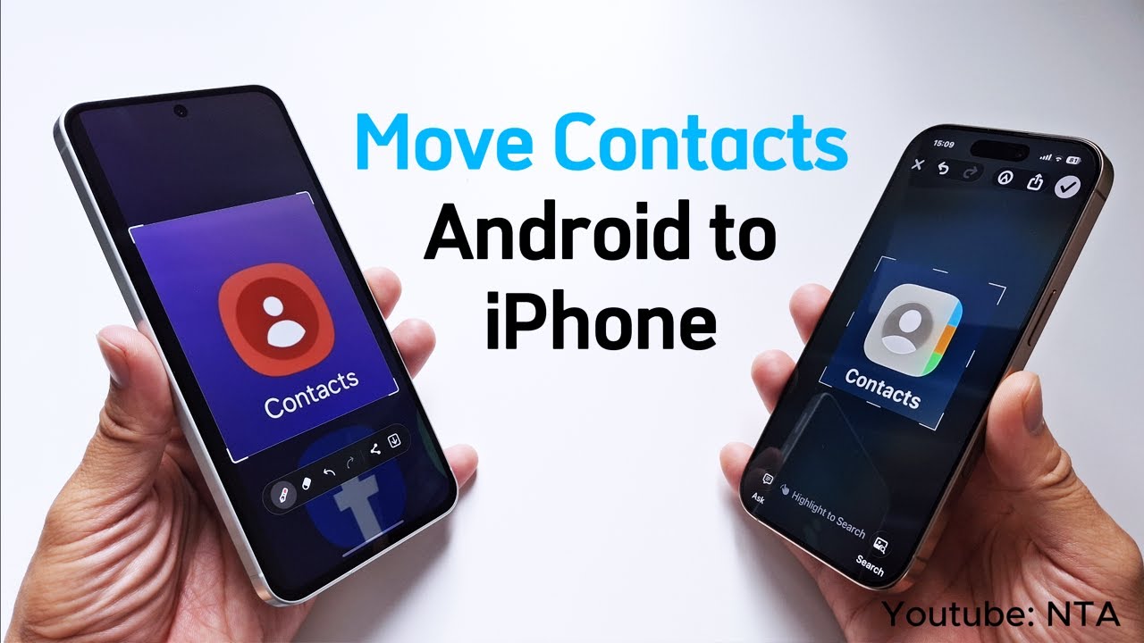 Как перенести контакты с Android на iPhone