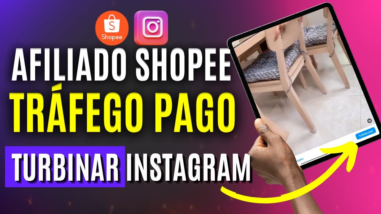 Afiliado Shopee: Como fazer TRÁFEGO PAGO pelo botão TURBINAR do Instagram?