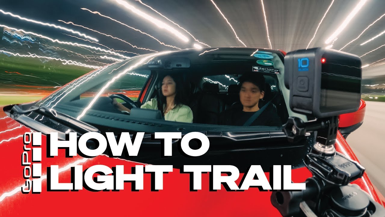 Vehicle Light Trail Photography made EASY - GoPro best settings and tips