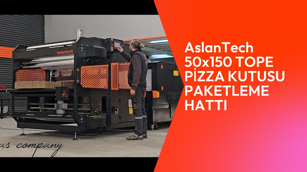 PİZZA KUTUSU SHRİNK PAKETLEME
