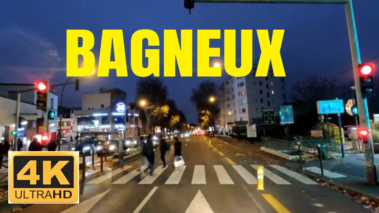 Bagneux 4k - Driving- French region