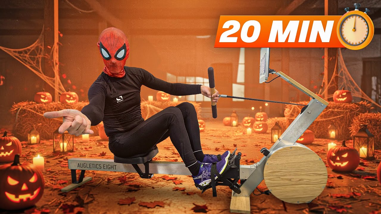 20 MINUTES d&rsquo;enfer sur rameur 🔥 &ndash; Sp&eacute;cial Halloween Challenge