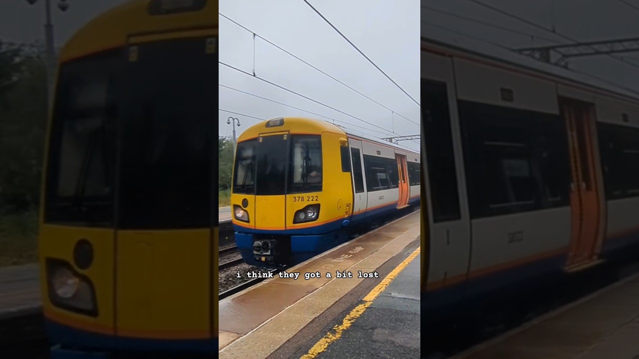 why is there a class 378 at acton bridge