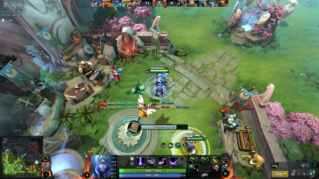 Luna safe lane : so much feed - dota gameplay