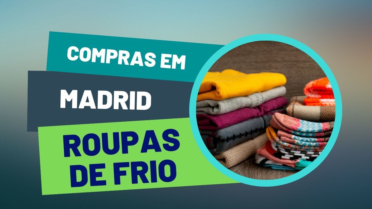 Roupas de frio em Madrid