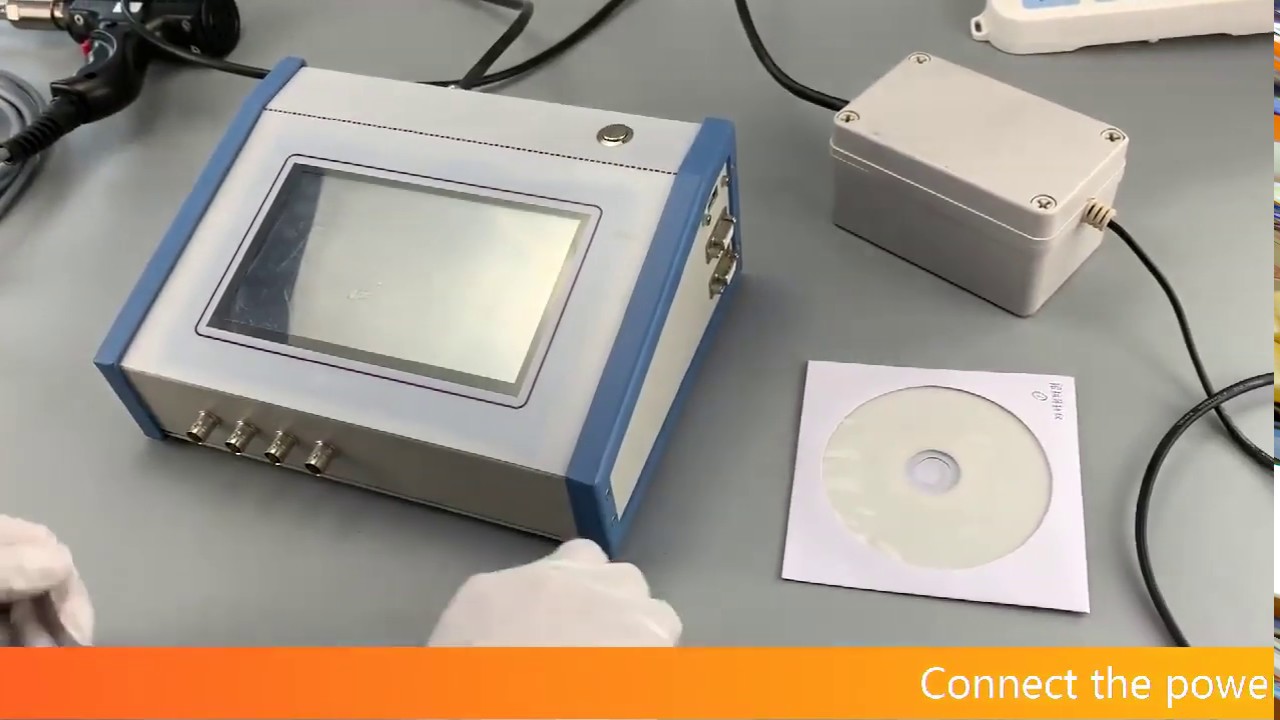 How to operate ultrasonic impedance analyzer to test transducer and horn