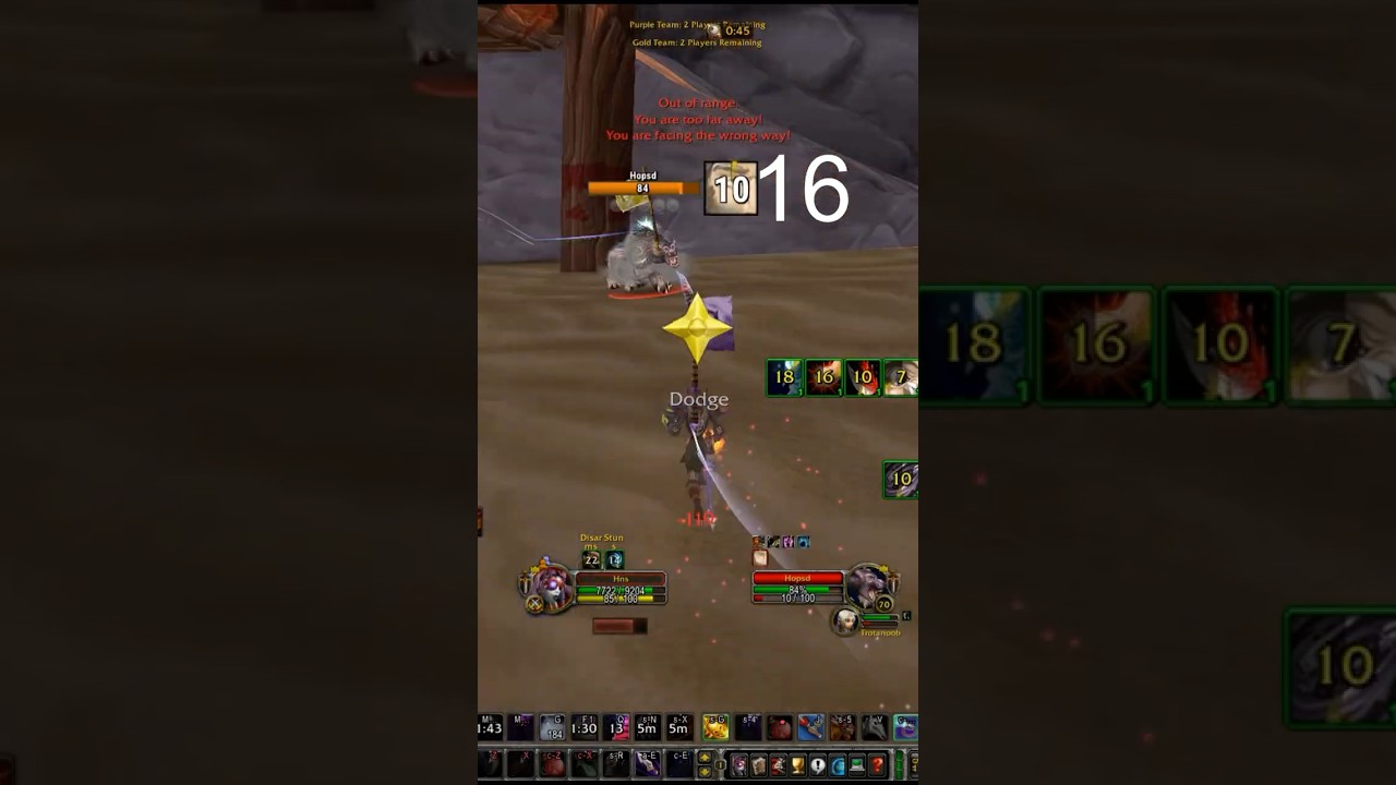 45 sec cc is too OP #arena #2v2 #tbc #wow #pvp #worldofwarcraft #classicwow #rogue #priest #druid
