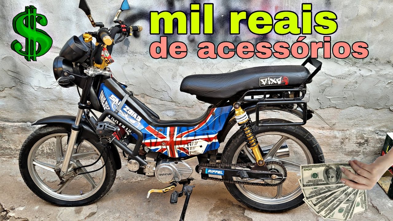 minha cinquentinha e todos os seus acessórios, quanto gastei?
