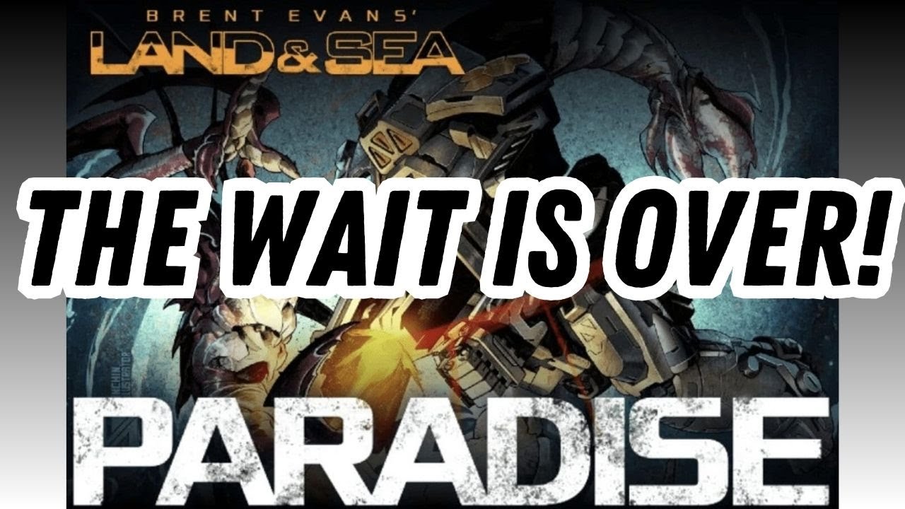 Paradise Has Launched! The Land&Sea Graphic Novel Ships – What Backers Are Getting.