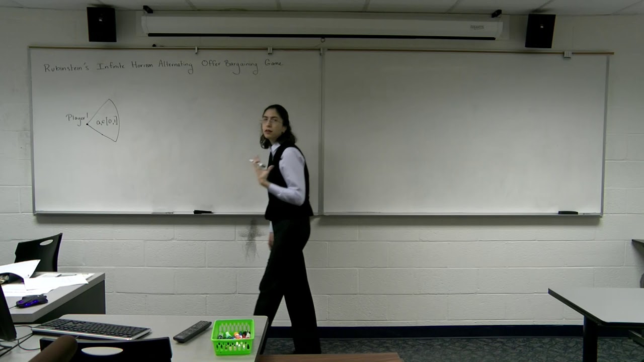 Game Theory 33: Rubinstein's Bargaining Game