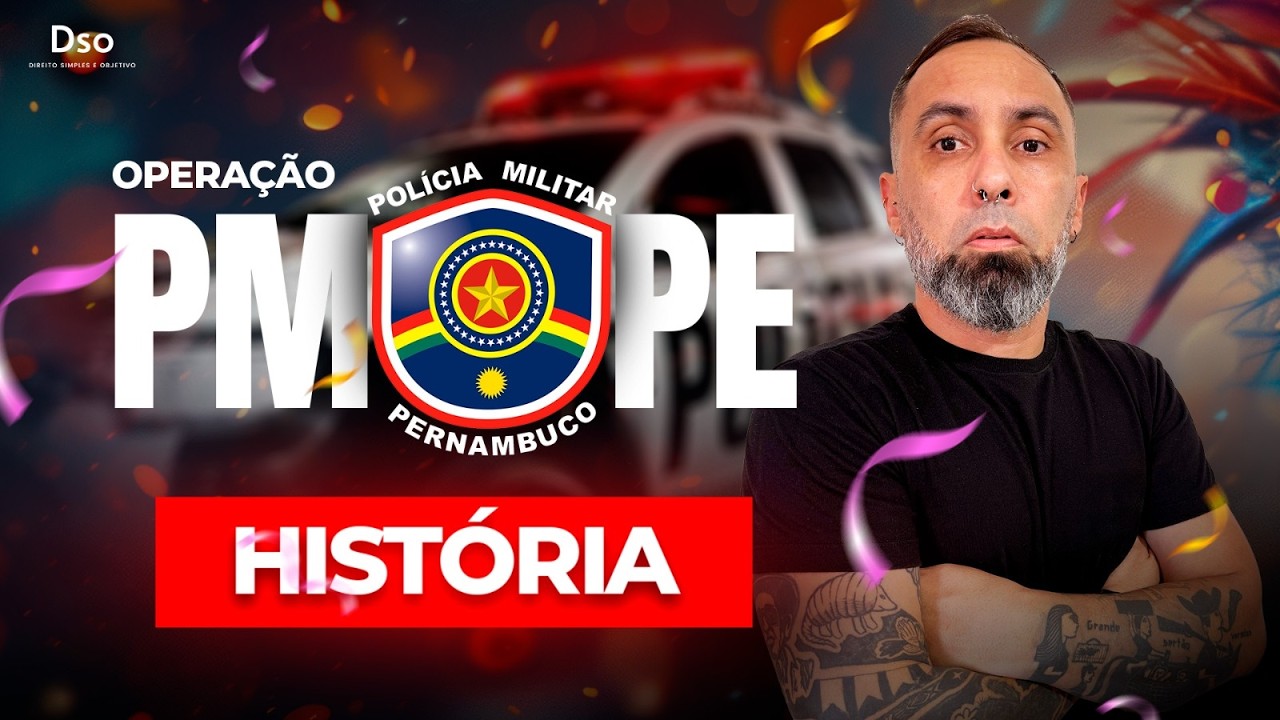 Operação PM PE: Aula de História - com Prof. Epifânio Cavalcante!