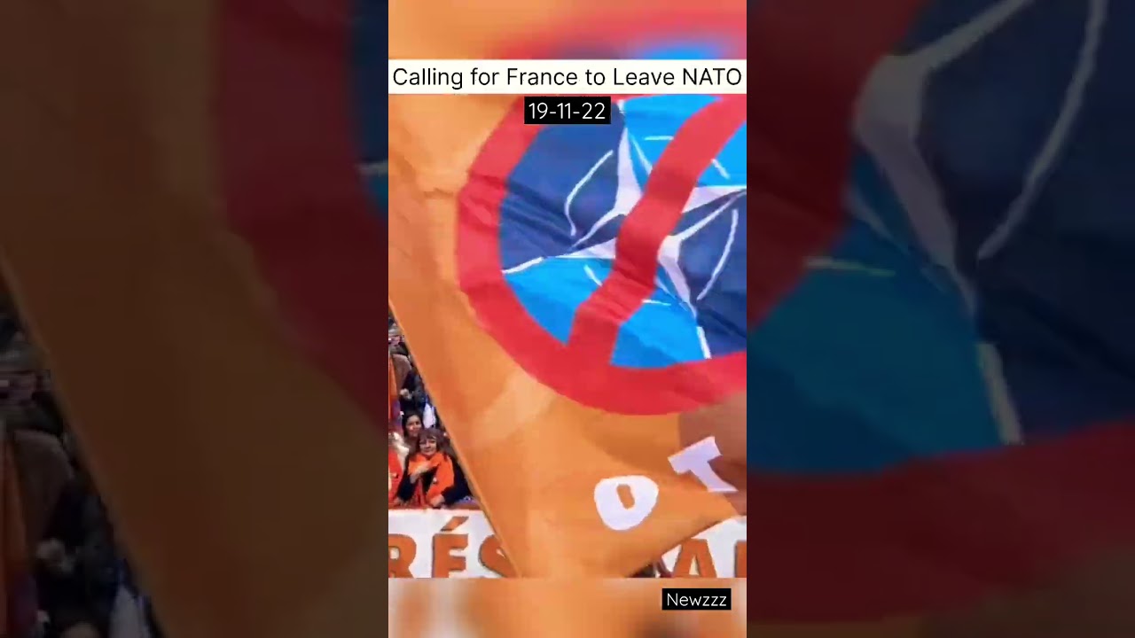 France Protests | Leave NATO | Sortons vite de l'OTAN | #shorts