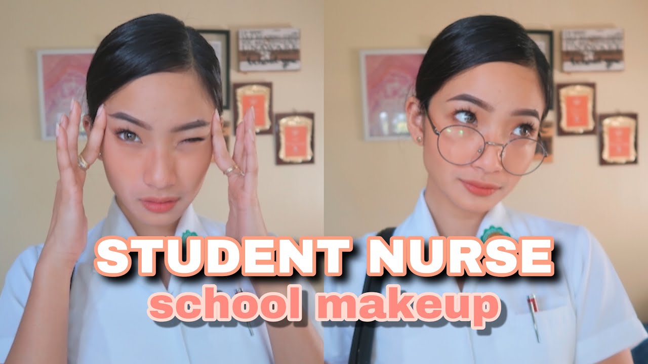 STUDENT NURSE SCHOOL MAKEUP ROUTINE