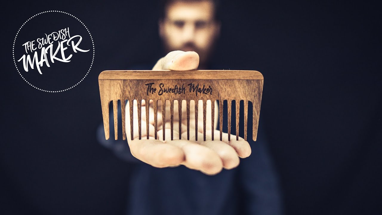 Making a Wooden Beard Comb with 3018 PRO CNC