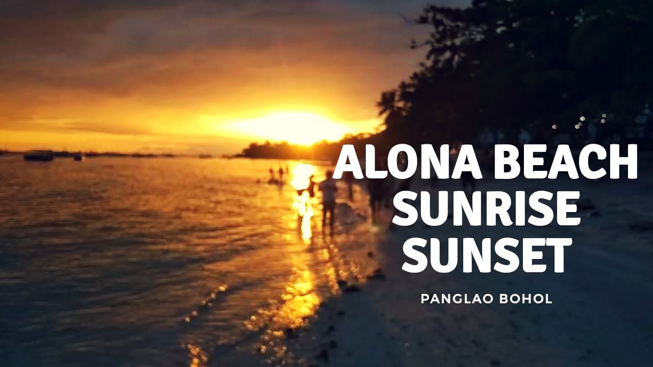 Alona Beach Sunrise Sunset  l  Manuel Funa