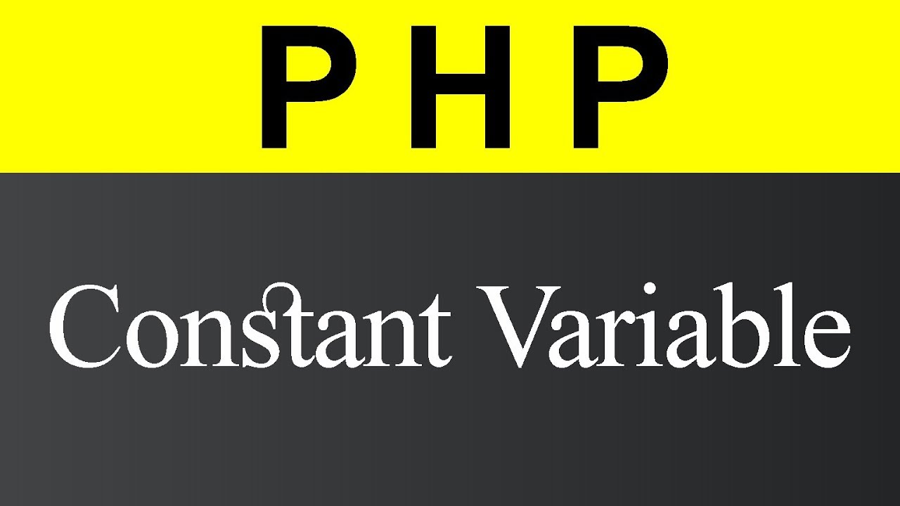 Constant in PHP (Hindi)