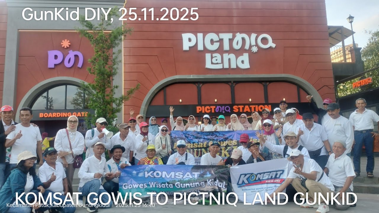 Komsat Gowes Wisata  To PICTNIQ LAND Gunung Kidul DIY, 25.11.25