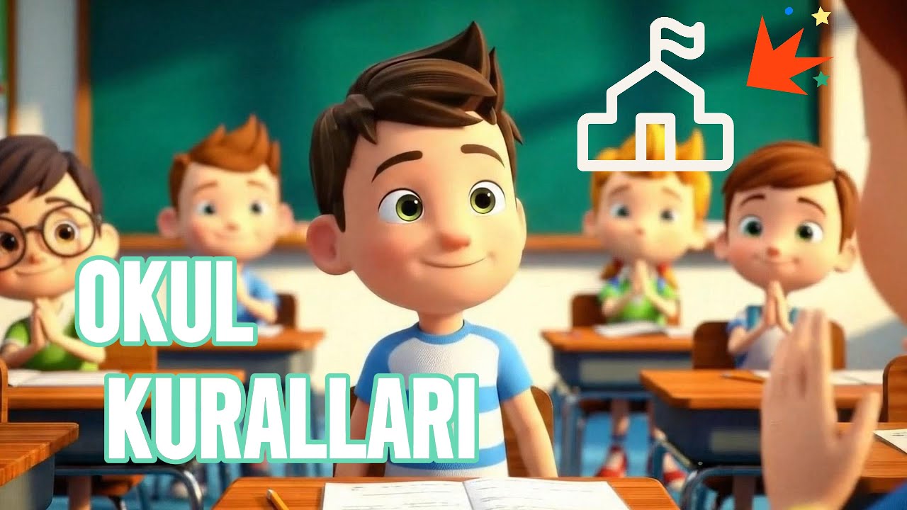 Okul Kuralları Animasyonlu | &Ouml;ğrencilere Kuralları Eğlenceli Anlatım