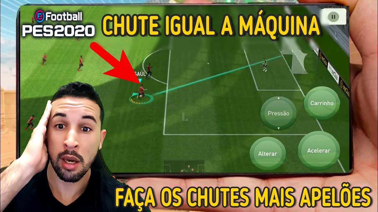 COMO EXECUTAR CHUTES INDEFENSÁVEIS NO EFOOTBALL PES 2020 MOBILE,OS CHUTES MAIS APELÕES DO JOGO!