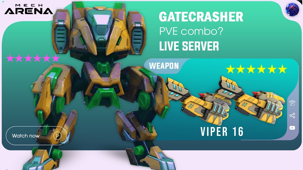 Gatecrasher Viper 16 - Is this really a good combo? - Mech Arena
