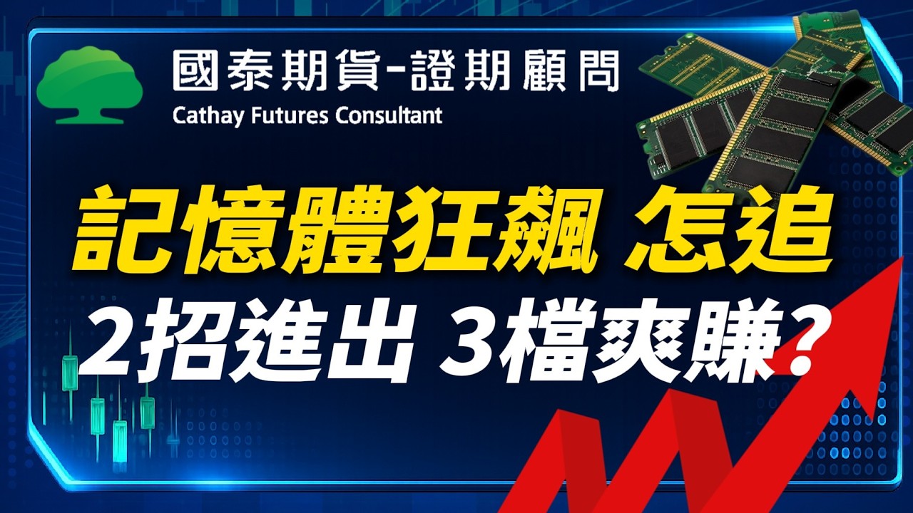 記憶體狂飆 怎追？2招進出 3檔爽賺？｜熱搜頭條