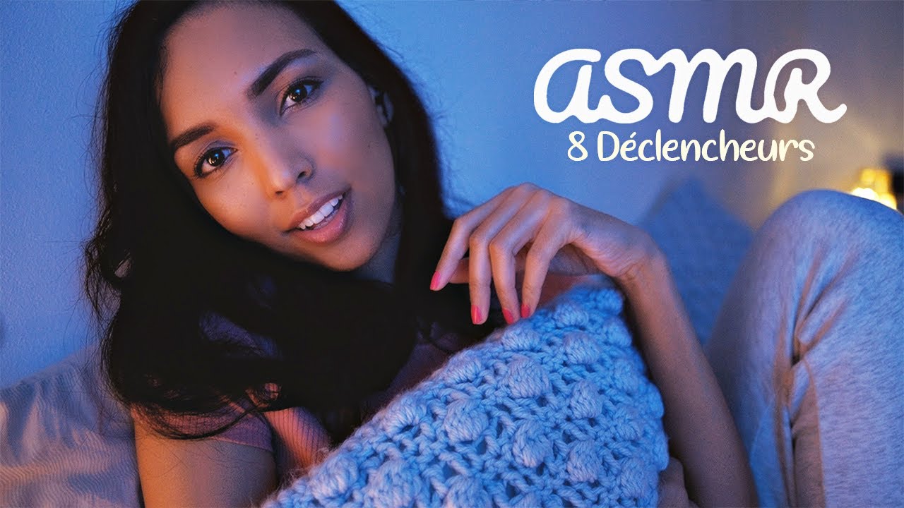 ASMR Français 🟣 8 Déclencheurs pour t'endormir (Tapping, Multi-déclencheurs, Quasi no talking)