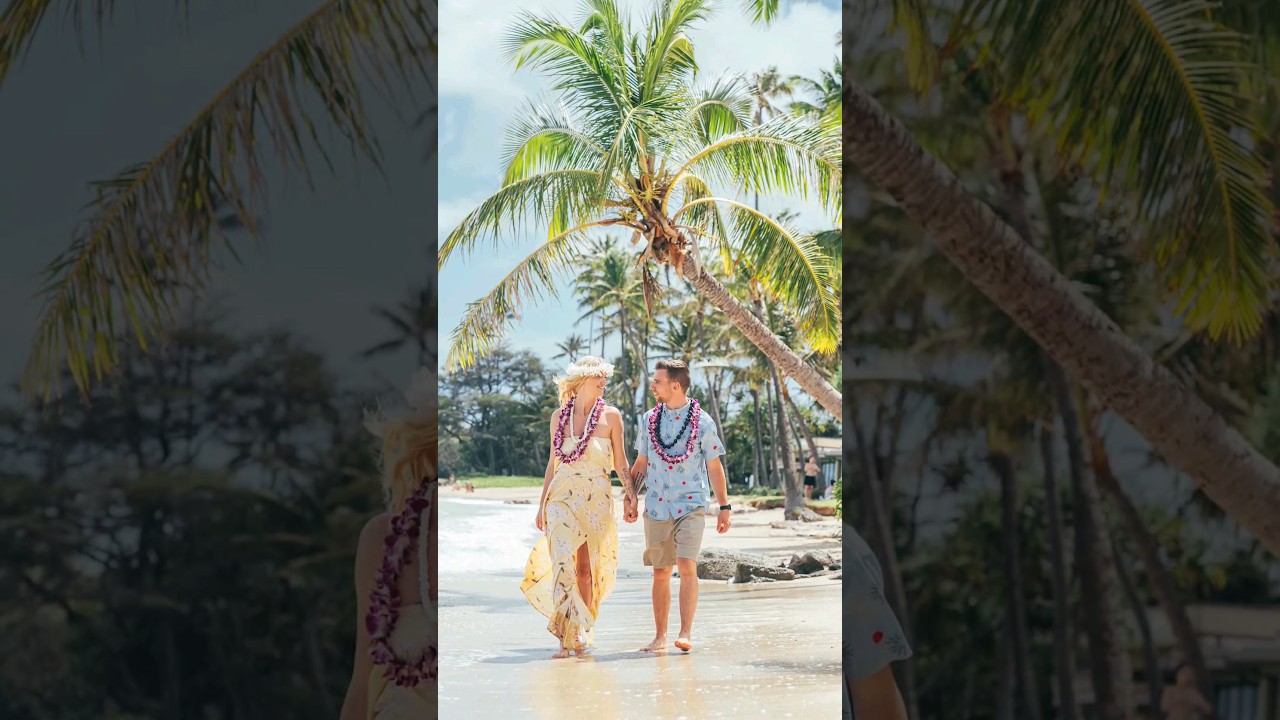 Getting married in Hawaii surrounded by your family. #weddingphoto #elopmentswedding  #beachwedding