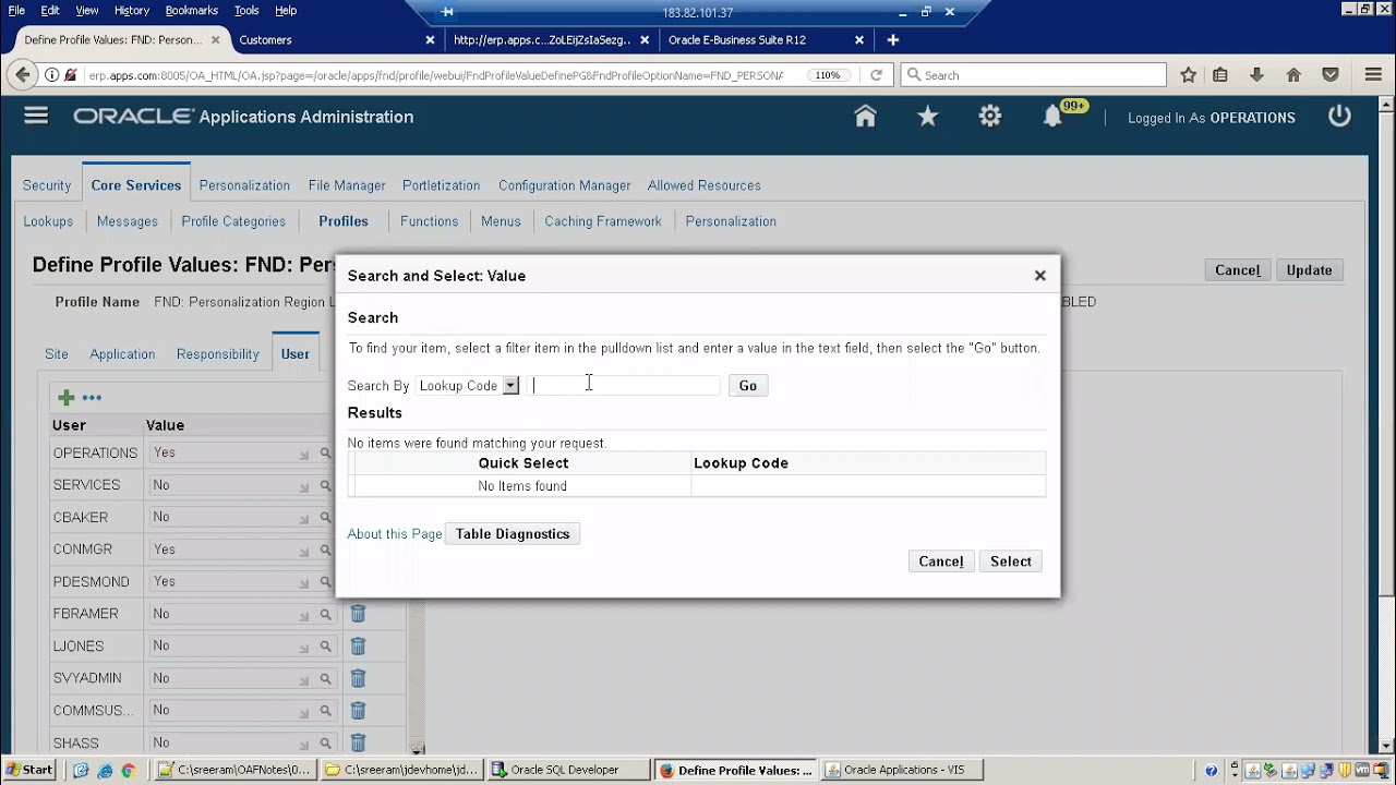 OAF - EBS R12.2.9 -- Deep Dive In Personalization, JDR Tables, API's