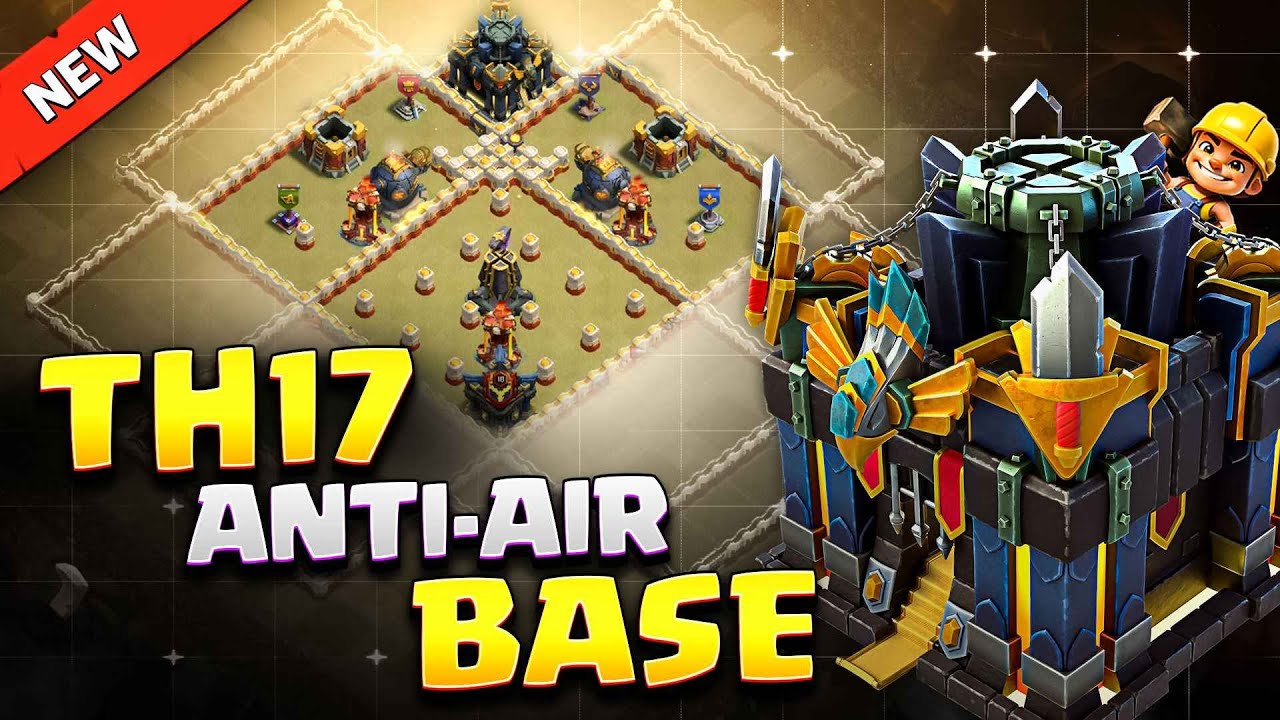 BEST TH17 ANTI AIR (War/CWL/Legend) Base 2025 ⚒️ INSANE Town Hall 17 Base Link + Analysis & Replays